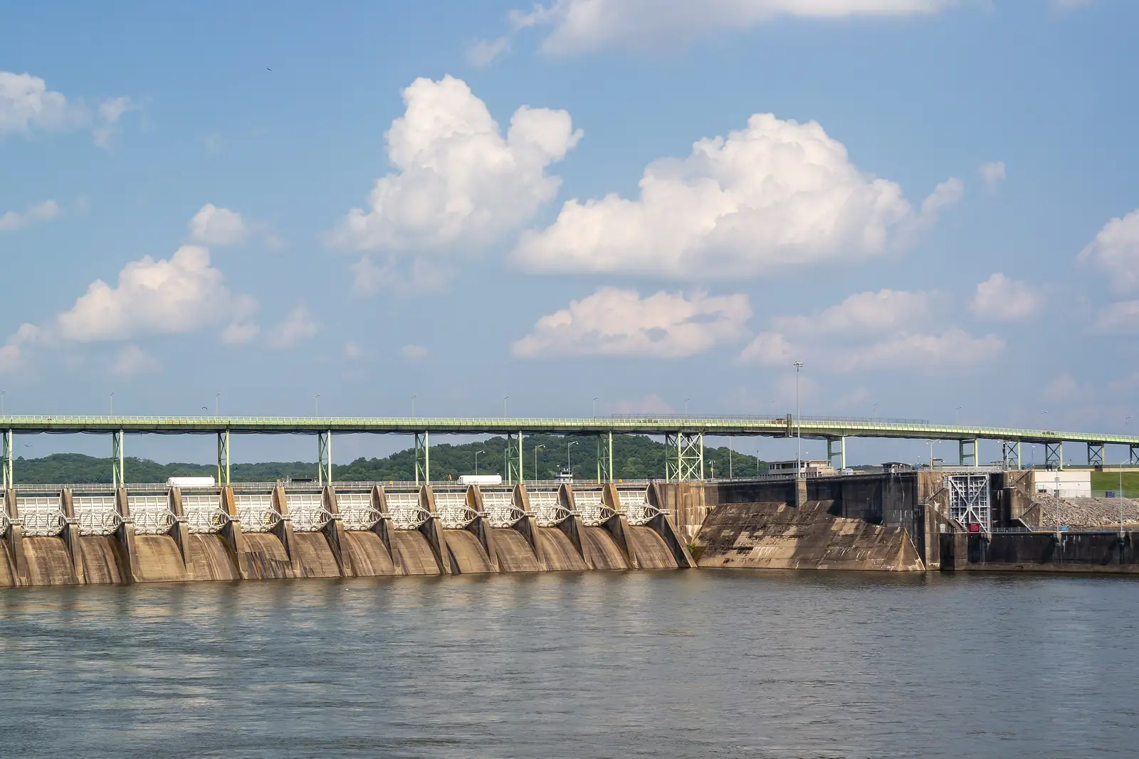 Fort Loudoun Lock and Dam on the Tennessee River at Lenoir City